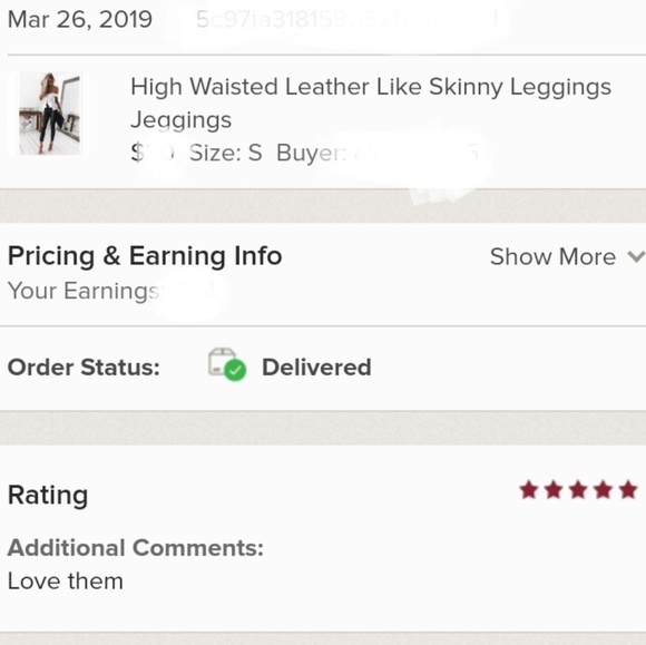 High Waisted Foux Leather Skinny Leggings Jeggings - Picture 8 of 8